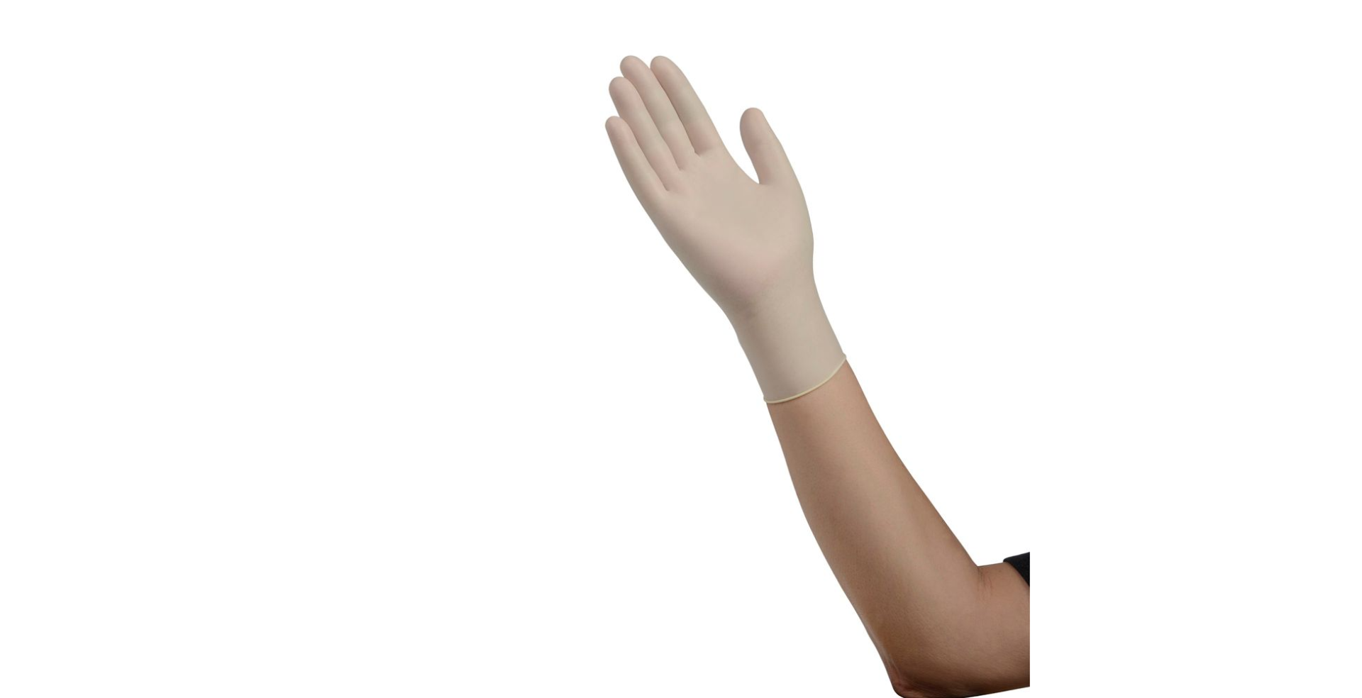 Gloves Exam Latex Fully textured Ambidextrous P-F, Cream Color, thickness: 4.9mil non-sterile Size Large (100/BX 10BX/CS) by Cardinal  ID 8843